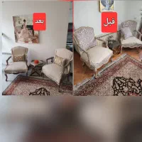 انواع رنگ کاری مبل و سرویس خواب و بوفه
