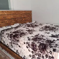 تخت خواب دونفره روستیک|تخت و سرویس خواب|تهران, زیبادشت|دیوار