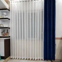 پرده حریر ساده ترک با مخمل ۱طرفه|پرده، رانر، رومیزی|مشهد, عامل|دیوار