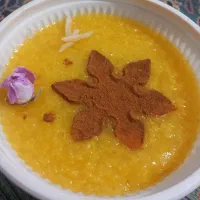 شله زردخانگی زعفرانی اصل