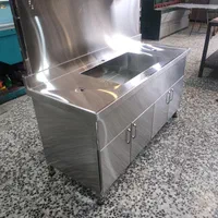 سینک صنعتی.میز کار استیل، کانتر گرم،میز مرغ و  هود|کافی‌شاپ و رستوران|اصفهان, شهرک امام خمینی|دیوار
