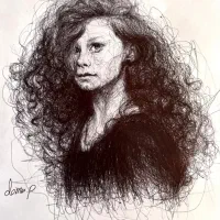نقاشی با خودکار|تابلو، نقاشی، عکس|کازرون, |دیوار