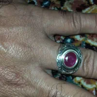 انگشتره نقره925 یاقوت افریقایی معدنی|جواهرات|دزفول, |دیوار