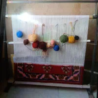 دار قالی و نخ و نقشه