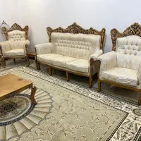 فروش مبلمان استیل و آینه کنسول و میز تلوزیون ست|مبلمان خانگی و میز عسلی|قشم, |دیوار