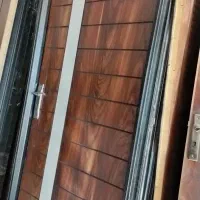 درب چوبی با چهارچوب پیش ساخته|مصالح و تجهیزات ساختمان|نجفآباد, جلال آباد|دیوار
