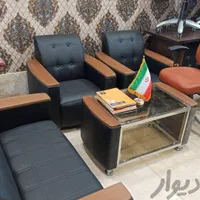 مبلمان اداری اطلس فرم جلو مبلی با شیشه|دفتر کار|آفتاب, |دیوار