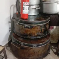 دیگ مسی قدیمی بزرگ معرف به دیگ امام حسینی