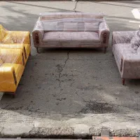 مبل مدل آتنا ۷نفره درحدنو (طوسی.زرد)