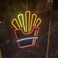 نئون فلکسی نیون ال ای دی|فروشگاه و مغازه|قم, دروازه چوبی|دیوار