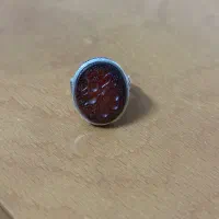 انگشتر خطی عقیق یافاطمه مدد