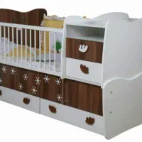 کمد و تخت نوزاد|تخت و سرویس خواب|یاسوج, |دیوار