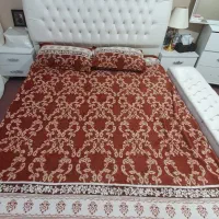 سرویس تخت دونفره کاملا سالم تمیز