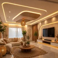 کناف دکوراتیو خاص،تیوی وال بوهو و طرحهای منحنی