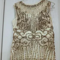 لباس مجلسی شاین طلایی نو|لباس|ری, ظهیرآباد|دیوار