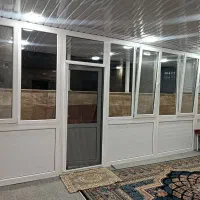درب و پنجره UPVC شیشه 2جداره توری پلیسه کارِن