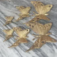 ۶عدد پروانه برنجی