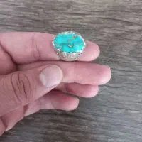 دو عدد انگشتر فیروزه خاص