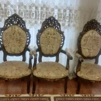 مبل سلطنتی ۹نفره با سه عدد جلومبلی|مبلمان خانگی و میز عسلی|مرند, |دیوار