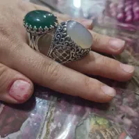 دوعدد انگشتر نقره عقیق  هریک۱۵۰۰تومان|جواهرات|لردگان, |دیوار