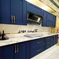 کابینت کرم روشن و رنگ بندی بالا کد619448