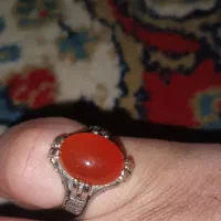 نقره نگین سرخ یمنی