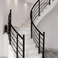 نرده آهن مدرن/اجرای راه پله و تراس/اقتصادی