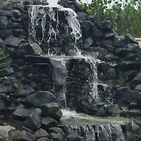 اجرای ابنمای سنگی برا ویلا کافه تالار....