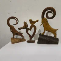 مجسمه و تندیس چوبی|صنایع دستی و سایر لوازم تزئینی|نجف‌آباد, یزدانشهر|دیوار