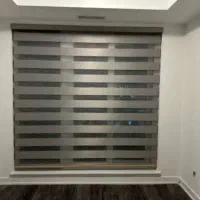 فروش ونصب انواع پرده آماده پانچ مینیمال زبرا پلیسه|پرده، رانر، رومیزی|اهواز, کیان اباد|دیوار