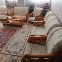 مبل هشت نفره راحتی بهمراه میز و عسلی|مبلمان خانگی و میز عسلی|شاهین‌شهر, شهرک هشت بهشت|دیوار