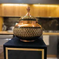 ظرف شیرینی خوری مسی