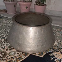 دیگ و تشت مسی قدیمی سالم