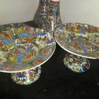 سرویس چینی آنتیک ۷۰ساله تک ساخت ژاپن...عتیقه|ظروف سرو و پذیرایی|شیراز, اصلاح‌نژاد|دیوار