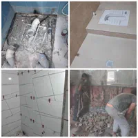 کاشی کاری وسرامیک کاری چسبی ودوغابی وتخریب|خدمات پیشه و مهارت|بندرعباس, |دیوار