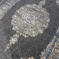 فرش ۶ متری  دستباف گونه  رنگ طوسی آکبند