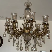 لوستر ۸ شعله برنز