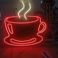 تابلو روان ال ای دی نئون led فنجون