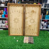 شطرنج چوبی تخته نرد چوب روس roos