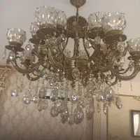 لوستر برنجی ۲۰ شاخه سلطنتی