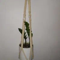 آویز گلدان مکرومه