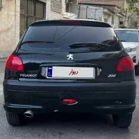 پژو ۲۰۶ تیپ ۵ مدل ۹۸ رنگ مشکی نسخه فول|خودرو سواری و وانت|گرگان, |دیوار
