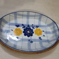 ظرف مرغ خوری  گل پنبه