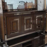 فروش استثنایی آینه کنسول میز تیوی|بوفه، ویترین، کنسول|کرج, احدآباد|دیوار