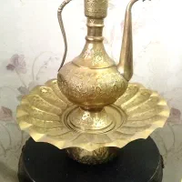 مبل ۹نفره سلطنتی آفتابه لگن برنجی جاقاشقی|مبلمان خانگی و میز عسلی|اندیشه, شهرک مریم|دیوار