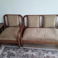 مبلمان ۱+۷ نفره به همراه میز مربوطه کاملا سالم|مبلمان خانگی و میز عسلی|مشهد, رضاشهر|دیوار