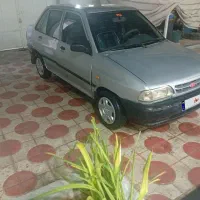 پراید دوگانه شرکت  دورنگ  شده شاسی پشت کمک