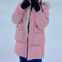 کاپشن دخترانه صورتی