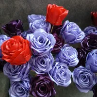 گل روبانی|گل مصنوعی|یزد, |دیوار