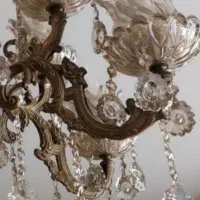 لوستر برنز شیک|لوستر و چراغ آویز|تبریز, |دیوار